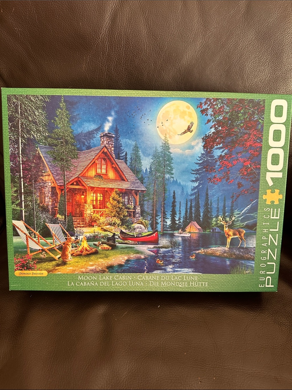 EuroGraphics Moon Lake Cabin 1000-Piece Puzzle